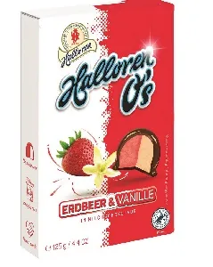 Конфеты HALLOREN "Halloren O’s" со вкусом клубники и ванили /картон/ 125г*20 Конфеты HALLOREN "Halloren O’s" со вкусом клубники и ванили /картон/ 125г*20