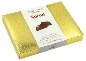 Конфеты SORINI "GIANDUIOTTI" ассорти пралине из молочного шоколада и фундука /картон/ 180г*9