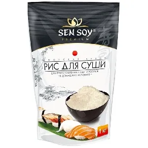 Рис SENSOY Премиум для суши /пакет/ 1000г*6