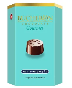 Конфеты BUCHERON GOURMET со вкусом манго-маракуйя /картон/ 130г*10