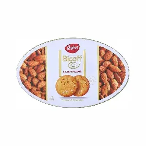 Печенье GODINN Bicoff Печенье с миндалем, овал /жесть/ 100г*12 Печенье GODINN Bicoff Печенье с миндалем, овал /жесть/ 100г*12