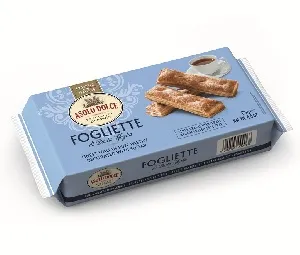Печенье ASOLO DOLCE слоеное "Фоглетте" с сахарной посыпкой 125г*21