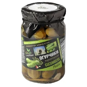 Огурцы ECOFOOD маринованные /стекло/ 680г*8