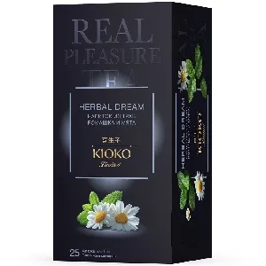 Напиток KIOKO Limited HERBAL DREAM чайный травяной с ромашкой и мятой (25пак.*1,3г) 32,5г*8