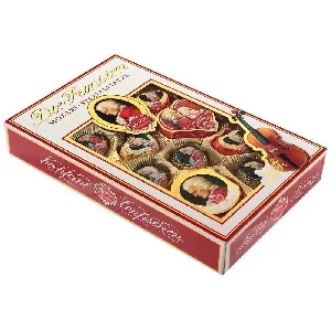 Шоколадные конфеты REBER 333 подарочный набор с окном 218г*6