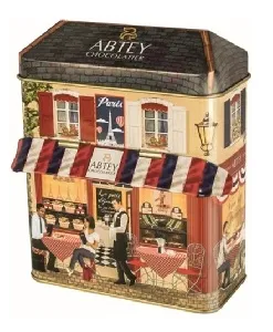 Конфеты ABTEY - L'ATELIER пралине в молочном шоколаде /жесть/ 195г*8