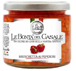 Брускетта LE BONTA' DEL CASALE из перцев /стекло/ 212мл*12 Брускетта LE BONTA' DEL CASALE из перцев /стекло/ 212мл*12