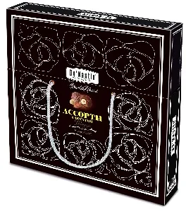 Конфеты Dy`Nastie шоколадные "АССОРТИ с орехами CLASSIC" /СУМКА с узорами/ 170г*5