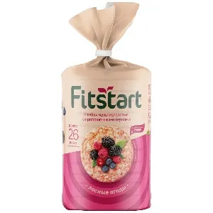 Хлебцы FITSTART мультизлаковые Лесные ягоды 100г*12 Хлебцы FITSTART мультизлаковые Лесные ягоды 100г*12