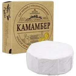 Сыр РОТА-АГРО "КАМАМБЕР" мягкий сыр с белой плесенью из Коровьего молока /картон/ 125г*4