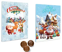 Шоколадный набор MILANO ассорти "КАЛЕНДАРЬ" 2 вида НГ /картон/ 50г*30