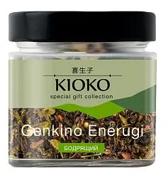 Набор KIOKO FEEL GOOD DAY №2 Коллекция чайных напитков и зеленого чая /деревянная коробка с крышкой/ 80г*6