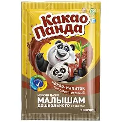 Какао-напиток КАКАО-ПАНДА быстрорастворимый порционный 20г*20