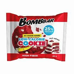 Печенье BOMBBAR со вкусом Красный бархат /флоу-пак/ 40г*12