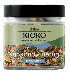 Набор KIOKO FEEL GOOD DAY №1 Коллекция чайных напитков /деревянная коробка с крышкой/ 90г*1