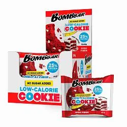 Печенье BOMBBAR со вкусом Красный бархат /флоу-пак/ 40г*12