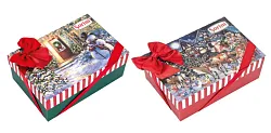 *Конфеты SORINI 466503 из мол. шок. c пралине и злаками Classic Christmas Box /картон/ 300г*6
