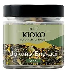 Набор KIOKO FEEL GOOD DAY №2 Коллекция чайных напитков и зеленого чая /деревянная коробка с крышкой/ 80г*6