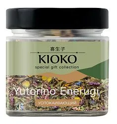 Набор KIOKO FEEL GOOD DAY №2 Коллекция чайных напитков и зеленого чая /деревянная коробка с крышкой/ 80г*6