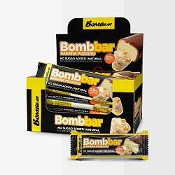 Батончик BOMBBAR глазированный Банановый пудинг /флоу-пак/ 40г*30