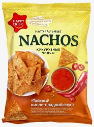 Чипсы PAPA NACHOS кукурузные "Тайский кисло-сладкий соус" 75г*15 Чипсы PAPA NACHOS кукурузные "Тайский кисло-сладкий соус" 75г*15
