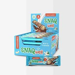 Батончик SNAQ FABRIQ вафельный с молочно-ореховой пастой /флоу-пак/ 20г*28