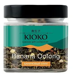 Набор KIOKO OKINAWA BLOSSOM Коллекция черного чая, зеленого чая и улуна /деревянная коробка с крышкой/ 120г*6
