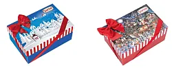 *Конфеты SORINI 466503 из мол. шок. c пралине и злаками Classic Christmas Box /картон/ 300г*6