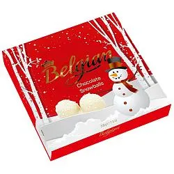 Конфеты BELGIAN Snowballs в кокосовой стружке из белого шоколада "Новогодняя коллекция", красная, НГ-дизайн /картон/ 200г*12 Конфеты BELGIAN Snowballs в кокосовой стружке из белого шоколада "Новогодняя коллекция", красная, НГ-дизайн /картон/ 200г*12
