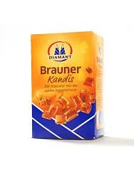 Сахар DIAMANT леденцовый кусковой коричневый неформованный /картон/ 500г*12