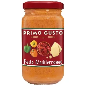 Соус PRIMO GUSTO песто средиземноморский /стекло/ 190г*12