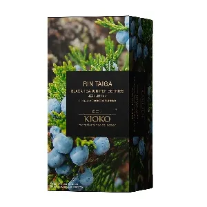 Чай KIOKO RIN TAIGA Чёрный с ягодами можжевельника (25пак.*2г) 50г*8