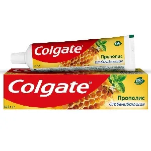 Colgate З/паста Прополис отбеливающая 100гр /12*48 /