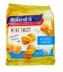 Мини-твисты ROLAND TWIST слоеные с солью /пакет/ 75г*10