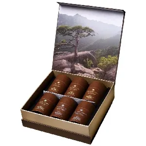 Набор KIOKO KAZE MATSU чёрного, зеленого чая и улуна в тубусах (6шт х 15 г) 90г*5