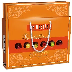 Конфеты Dy`Nastie шоколадные АССОРТИ с фруктовыми начинками /СУМКА/ 270г*5