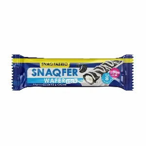 Батончик SNAQ FABRIQ вафельный со вкусом "Печенье-крем" /флоу-пак/ 20г*28 Батончик SNAQ FABRIQ вафельный со вкусом "Печенье-крем" /флоу-пак/ 20г*28