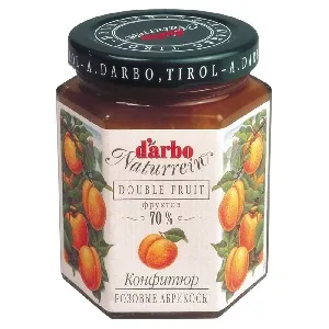 Конфитюр DARBO Розовый абрикос 70% /стекло/ 200г*6 Конфитюр DARBO Розовый абрикос 70% /стекло/ 200г*6