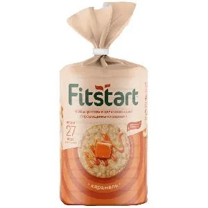 Хлебцы FITSTART рисовые Карамель 100г*12 Хлебцы FITSTART рисовые Карамель 100г*12