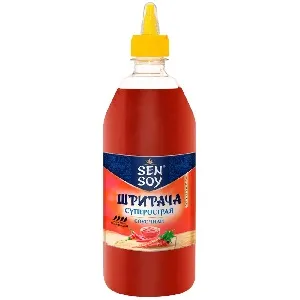 Соус SENSOY Премиум столовый "Чили Шрирача Суперострая" /пластик/ 310мл*6