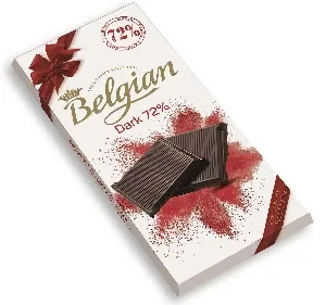Шоколад THE BELGIAN горький 72% /картон/ 100г*25 Шоколад THE BELGIAN горький 72% /картон/ 100г*25