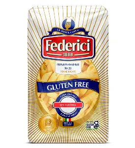 Макаронные изделия FEDERICI №023 Pennete rigate / Перья рифленые БЕЗ ГЛЮТ400г*12