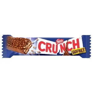 Батончик CRUNCH Nestle хрустящая вафля с воздушным рисом в молочном шоколаде /шоубокс/ 30г*30 
