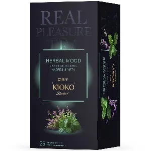 Напиток KIOKO Limited HERBAL MOOD чайный травяной с чабрецом и мятой (25пак.*1г) 25г*8