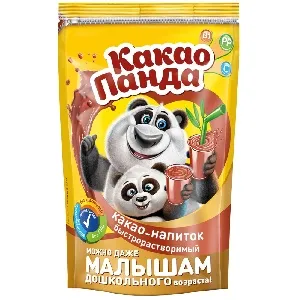 Какао-напиток КАКАО-ПАНДА "МАЛЫШАМ" витаминизированный /дой-пак/ 150г*12