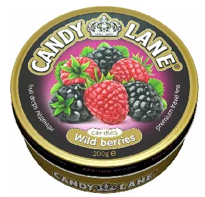 Леденцы CANDY LANE Лесные ягоды 200г*24