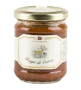 Соус BREZZO Черво томатный соус с кусочками оленя /стекло/ 180г*12