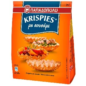 Сухари ПАПАΔОПUΛU Krispies с кунжутом 200*10 Сухари ПАПАΔОПUΛU Krispies с кунжутом 200*10