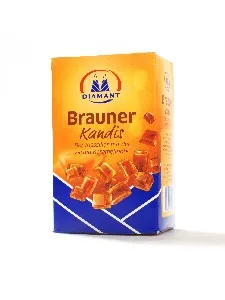 Сахар DIAMANT леденцовый кусковой коричневый неформованный /картон/ 500г*12