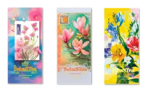Чай SEBASTEA Flower Message черный ассорти (9 пак. в подар.открытке) /картон/ 13,5г*15